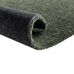 Obsessions Green Textured Non-Shedding Rectangular Floor Runner image 2