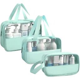 NFI Essentials Transparent Makeup Pouch for Women Travel Cosmetic Makeup Organizer Bag (M)-picture-35