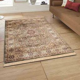 presto Green Traditional Hand Woven Silk 7 X 5 Feet Carpet-picture-41