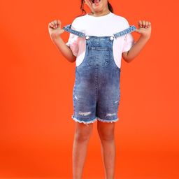 TALES & STORIES Girls Short Dungarees-image-87
