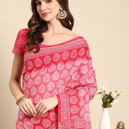 RATAN Ethnic Motifs Pure Cotton Saree-image-74