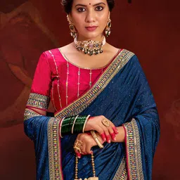 Saree mall Embellished Beads and Stones Sarees-picture-56