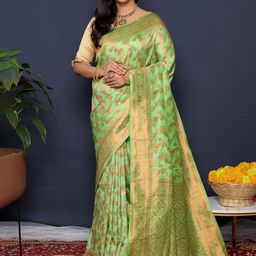 Royal Rajgharana Saree Woven Design Zari Pure Silk Banarasi Sarees-44