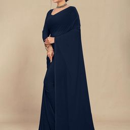 STAVA CREATION Pure Georgette Saree image 2