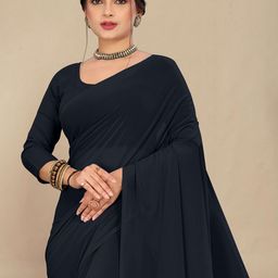 STAVA CREATION Pure Georgette Saree image 4