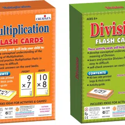 creative's Flash Cards - Multiplication & Division _ Easy way to practice Math's fact image 4
