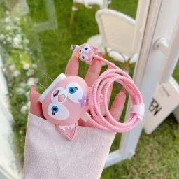 Midos Silicone Press Stud Headphone Case For iPhone Charger 18w / 20w Case-21