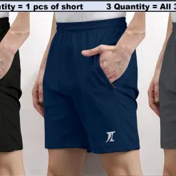 Self Design Men Multicolor Casual Shorts-image-37