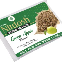 Green Apple flavour Herbal Raw Mixture (1 pouch) Smoking Cessations-image-22
