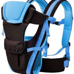 Plain Sky blue and Black Baby Carrier-image-99