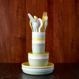 Pack of 36 PP (Polypropylene) BPA Free Kids Party Outing Dinner Set-image-23