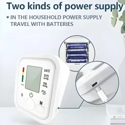 Balson Digital BP Machine Monitor for Upper Arm with Digital Display, One Click Feature, Talking Function, USB Port Pulse Check Bp Monitor image 5