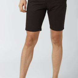 Solid Men Brown Regular Shorts-image-23