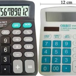 An Stylish And Superb Quality Calculator Combo Orbit 612 Blue And 786N Orbit 612 Blue And Amigo 786N Basic Calculator-image-34