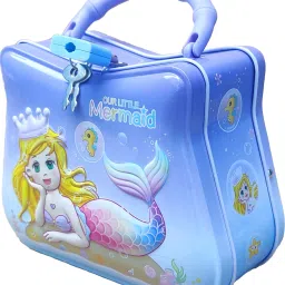 3D Fish Printed Piggy Bank with Lock Coin Bank-image-8