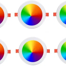 9 Watt 3 Colour in 1 Multicolor Pack of 6 Led Conceal Light Down Light Ceiling Light Ceiling Lamp-picture-20