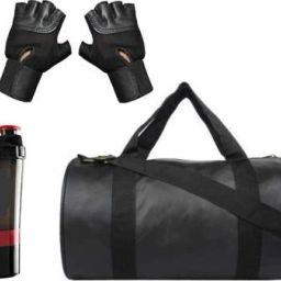 Set of Leather Gym Bag Combo and Gym Shaker with weight Lifting Gloves high quality material Fitness Accessory Kit Kit-image-93