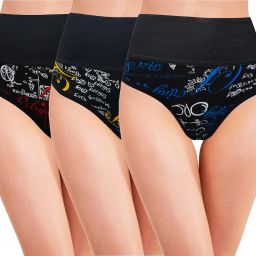Pack of 3 Women Hipster Multicolor Panty-image-61