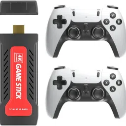 HG WORLD GD30 Retro GameStick Console 4k 2.4G Dual Wireless Sup Game Box Video Game ForTV With Plug & Play, Gaming Consoles For TV Video Game Handheld 64 GB with HDMI Output 40+ Emulator, Video Game Hand tv With TV Game Set, Best Gift All Ages image 2