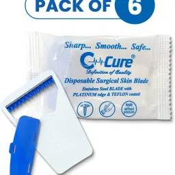 Disposable Surgical Skin Blade Smooth | Sharp | Safe (Pack of 6), Men & Women-picture-26