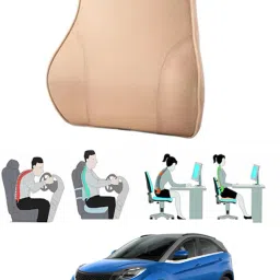 Beige Velvet Car Pillow Cushion for Tata-image-87