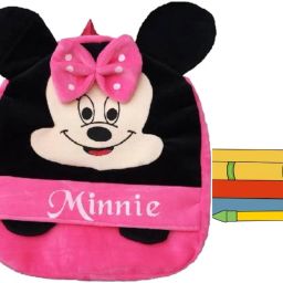 Small 10 L Backpack Cute Pink Minnie School Bag For Baby Gift (Pink Color) School Bag (Pink, 10 L)-image-76