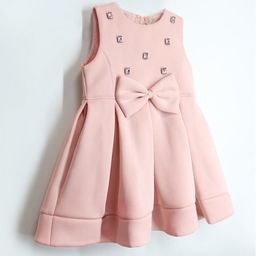Cherry Crumble Embellished Bow Detail Fit and Flare Dress-image-34