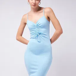 COLOR CAPITAL Shoulder Straps Sleeveless Bodycon Dress-picture-55