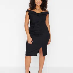 Trendyol Off-Shoulder Bodycon Dress-28
