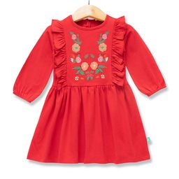 JusCubs Girls Floral Printed Fit & Flare Dress-picture-19