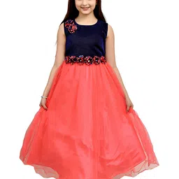 BAESD Girls Round Neck Embellished Maxi Dress-picture-12