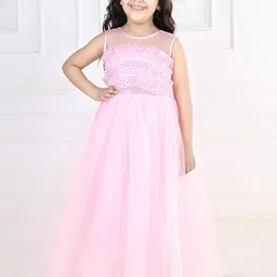 Toy Balloon kids Girls Embellished Maxi Dress-picture-46