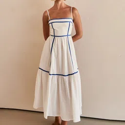 LULU & SKY Shoulder Straps A-Line Midi Dress-picture-26