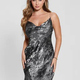 GUESS Women Shoulder Straps Sheath Dress-image-45