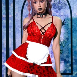 Xivir Self Design Shoulder Straps Baby Doll-image-43