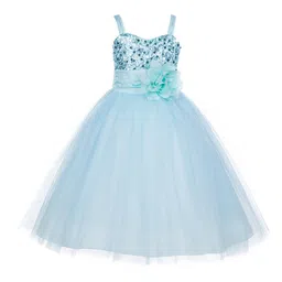 BAESD Girls Embellished Fit & Flare Party Dress-image-36