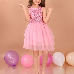 LilPicks Girls Embellished Fit & Flare Dress-picture-7
