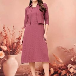 Claura Fit & Flare Midi Dress-image-56