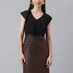 Latin Quarters Embellished Sequinned Sheath Dress-picture-13