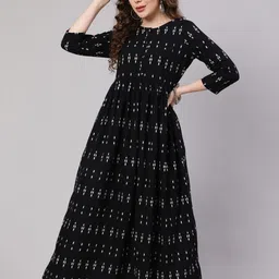 Nayo Cotton Ethnic Maxi Ethnic Dress-image-15