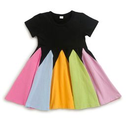 Hopscotch Black Colourblocked Dress-picture-18