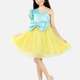 Fairies Forever Blue & Yellow Net Dress-image-60