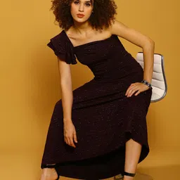 Sera One Shoulder Bodycon Maxi Dress-image-19