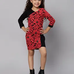Macwin Floral Printed Sheath Dress-image-1