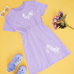 Pantaloons Junior Girls Solid Sheath Dress-image-34