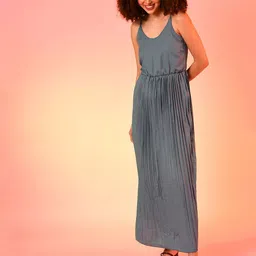 Campus Sutra Teal Maxi Dress-picture-6