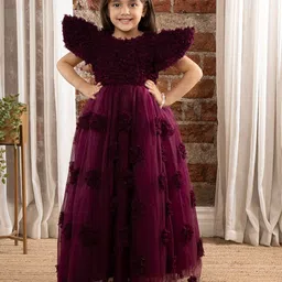 Ministitch Girls Net Short Dress-image-56