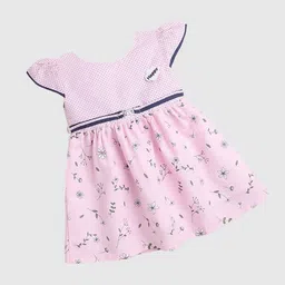 The Magic Wand Girls Floral Printed Cotton Fit & Flare Dress-image-23