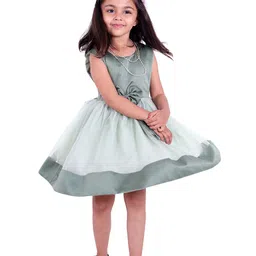 BAESD Sleeveless Satin Fit & Flare Knee Length Dress-image-42