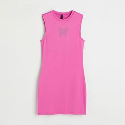 H&M Girls Pink Sleeveless dress-image-16